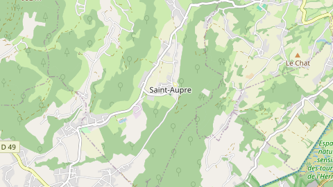 Carte de localisation de l'évènement