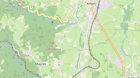 Carte de localisation de l'évènement
