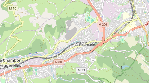 Carte de localisation de l'évènement