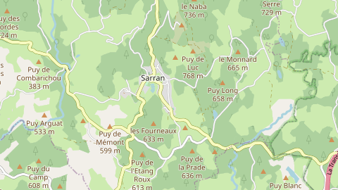 Carte de localisation de l'évènement