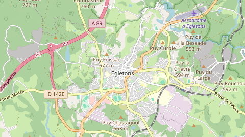 Carte de localisation de l'évènement
