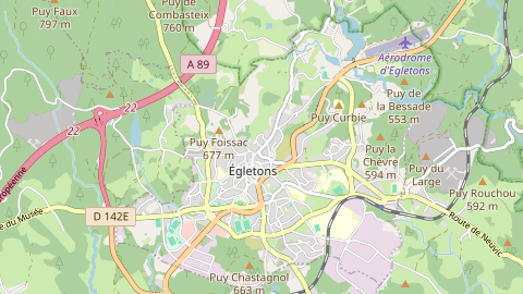 Carte de localisation de l'évènement