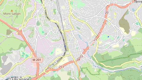 Carte de localisation de l'évènement