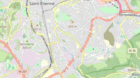 Carte de localisation de l'évènement