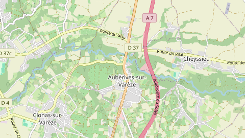 Carte de localisation de l'évènement