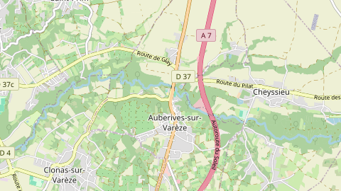 Carte de localisation de l'évènement