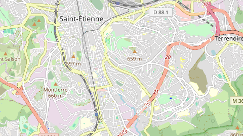 Carte de localisation de l'évènement