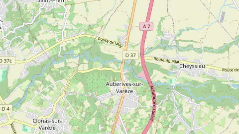 Carte de localisation de l'évènement