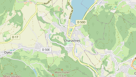 Carte de localisation de l'évènement