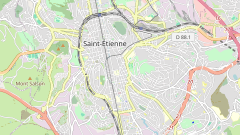 Carte de localisation de l'évènement