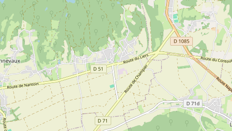 Carte de localisation de l'évènement