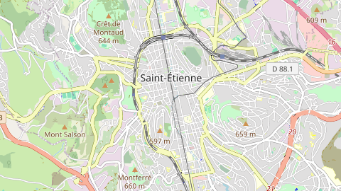 Carte de localisation de l'évènement