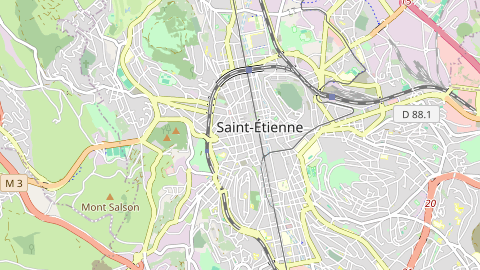 Carte de localisation de l'évènement
