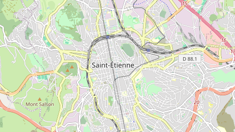 Carte de localisation de l'évènement