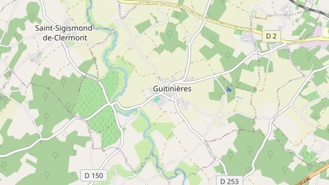 Carte de localisation de l'évènement