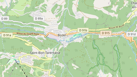 Carte de localisation de l'évènement