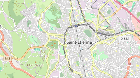 Carte de localisation de l'évènement