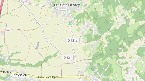 Carte de localisation de l'évènement
