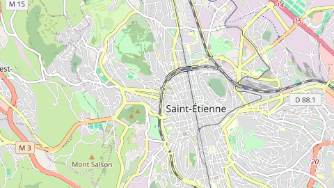 Carte de localisation de l'évènement