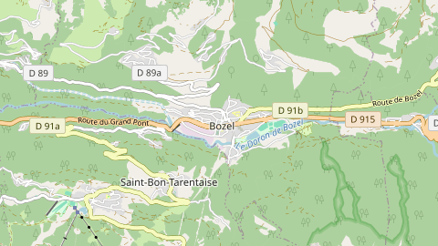 Carte de localisation de l'évènement