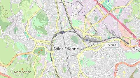 Carte de localisation de l'évènement