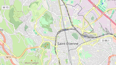 Carte de localisation de l'évènement