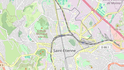 Carte de localisation de l'évènement