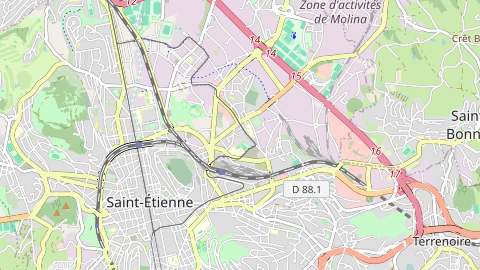 Carte de localisation de l'évènement