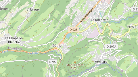 Carte de localisation de l'évènement