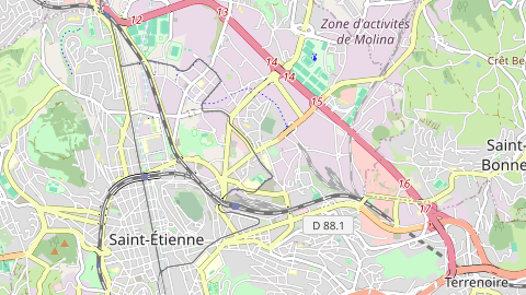 Carte de localisation de l'évènement