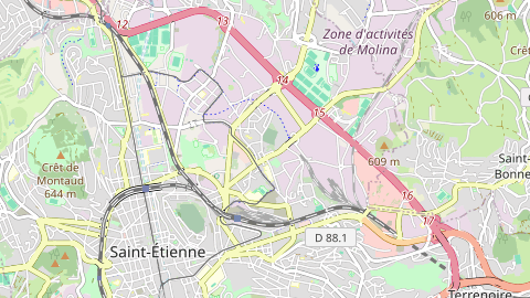 Carte de localisation de l'évènement