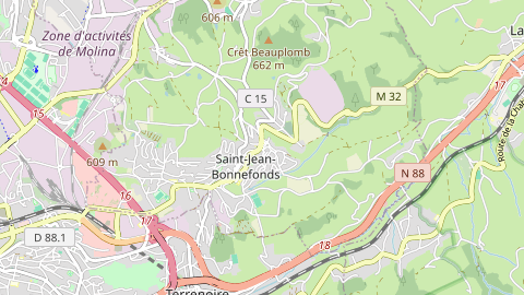Carte de localisation de l'évènement