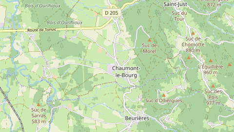 Carte de localisation de l'évènement