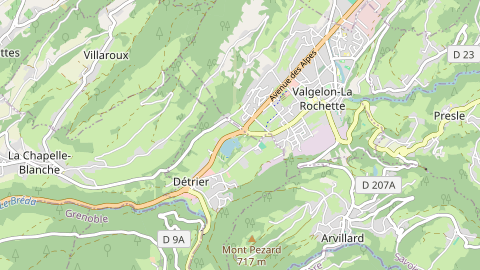 Carte de localisation de l'évènement