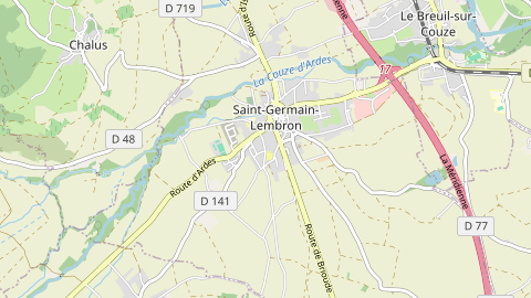 Carte de localisation de l'évènement