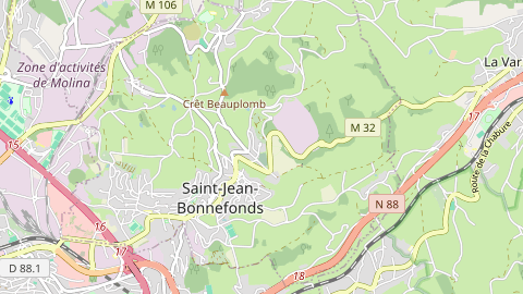 Carte de localisation de l'évènement