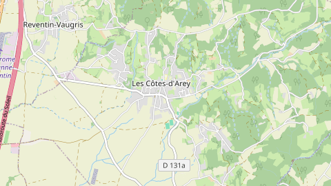 Carte de localisation de l'évènement