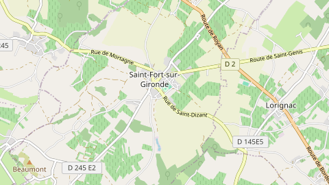 Carte de localisation de l'évènement