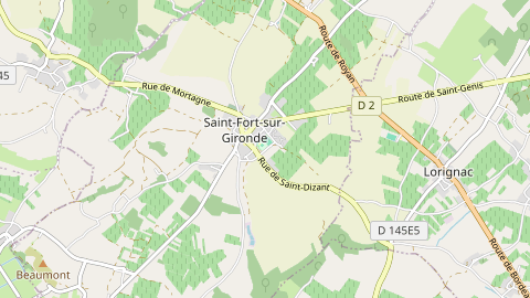 Carte de localisation de l'évènement