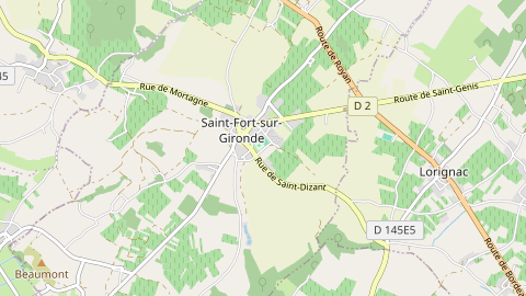 Carte de localisation de l'évènement