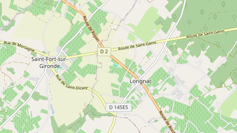 Carte de localisation de l'évènement