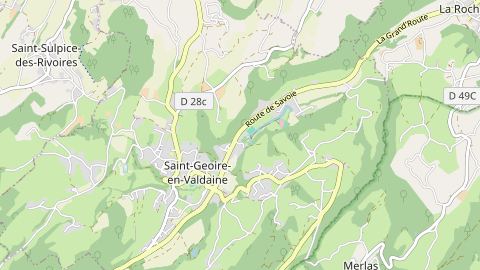 Carte de localisation de l'évènement