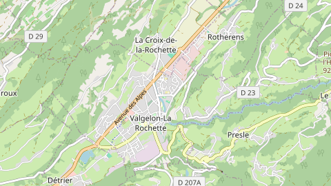 Carte de localisation de l'évènement