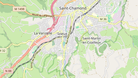Carte de localisation de l'évènement