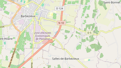 Carte de localisation de l'évènement