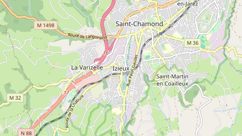 Carte de localisation de l'évènement
