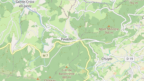 Carte de localisation de l'évènement
