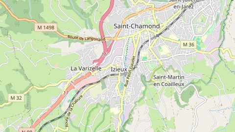 Carte de localisation de l'évènement