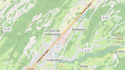 Carte de localisation de l'évènement
