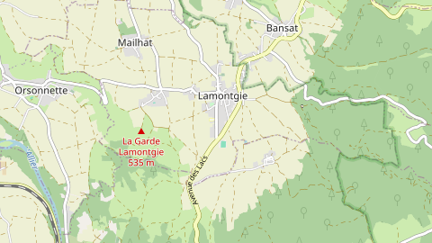 Carte de localisation de l'évènement